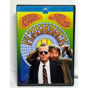 Flashback DVD 2002 Widescreen - Dennis Hopper - Kiefer Sutherland Paramount OOP